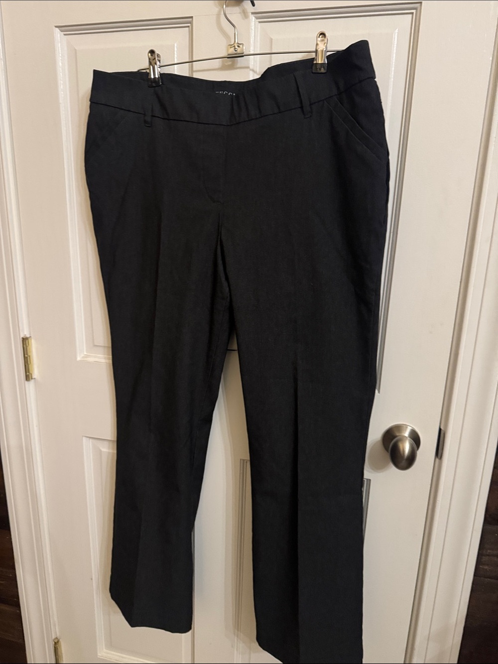 Rekucci Women's Black Trousers Size 18W Like New